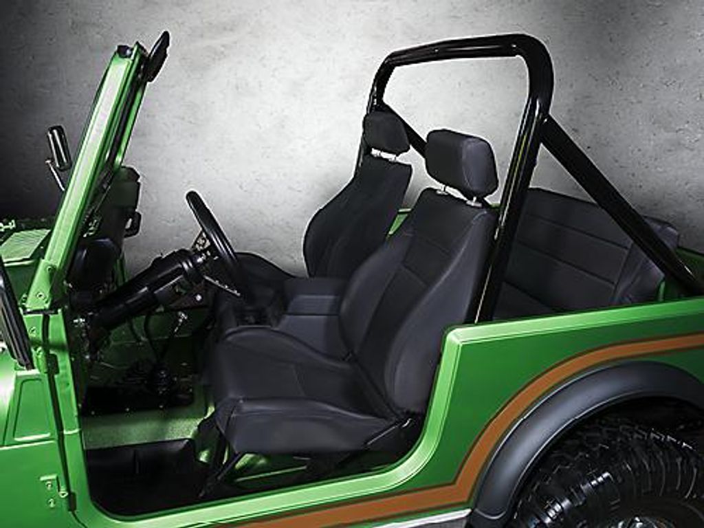 Sportsitz vorne Schwarz links + rechts Sitz Seat Black Jeep CJ 76-86