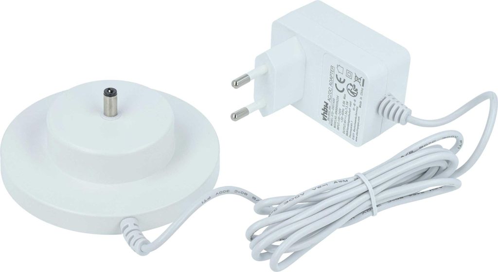 vhbw Ladestation kompatibel mit tonies Toniebox 1 Hörspielbox - Ladeschale mit Kabel, 180 cm Weiß