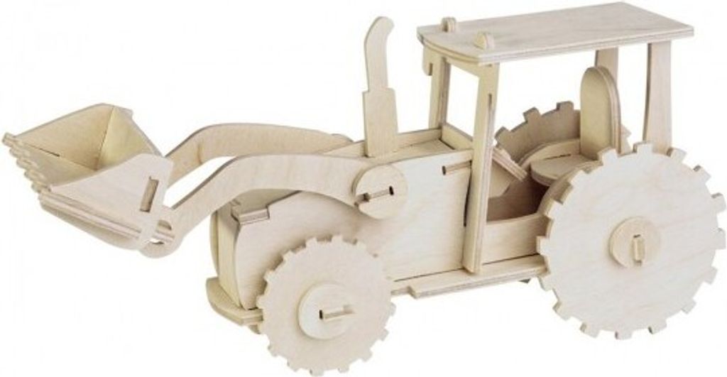 PEBARO Laubsägevorlage Frontlader, 1 Platte, DIN A 4