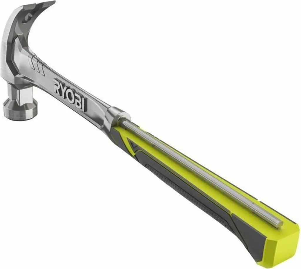 Marteau d'arrache-clou RYOBI avec manche ergonomique en fibre de verre