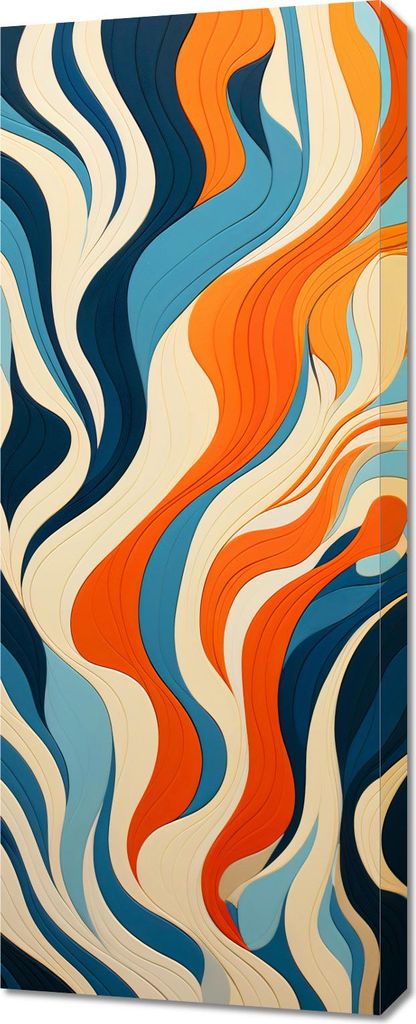 Bild 40x100cm Ozeanwellen
