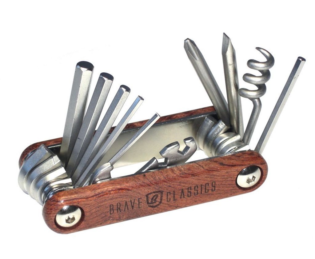 Brave Classics Multitool 12, Fahrrad Reparatur Werkzeug