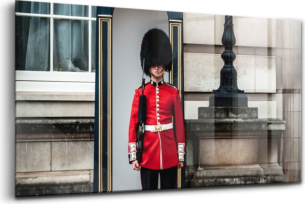 120x60 - Glasbilder - Bilder auf Wandbild - Foto auf Glas - Königlicher Wachturm London