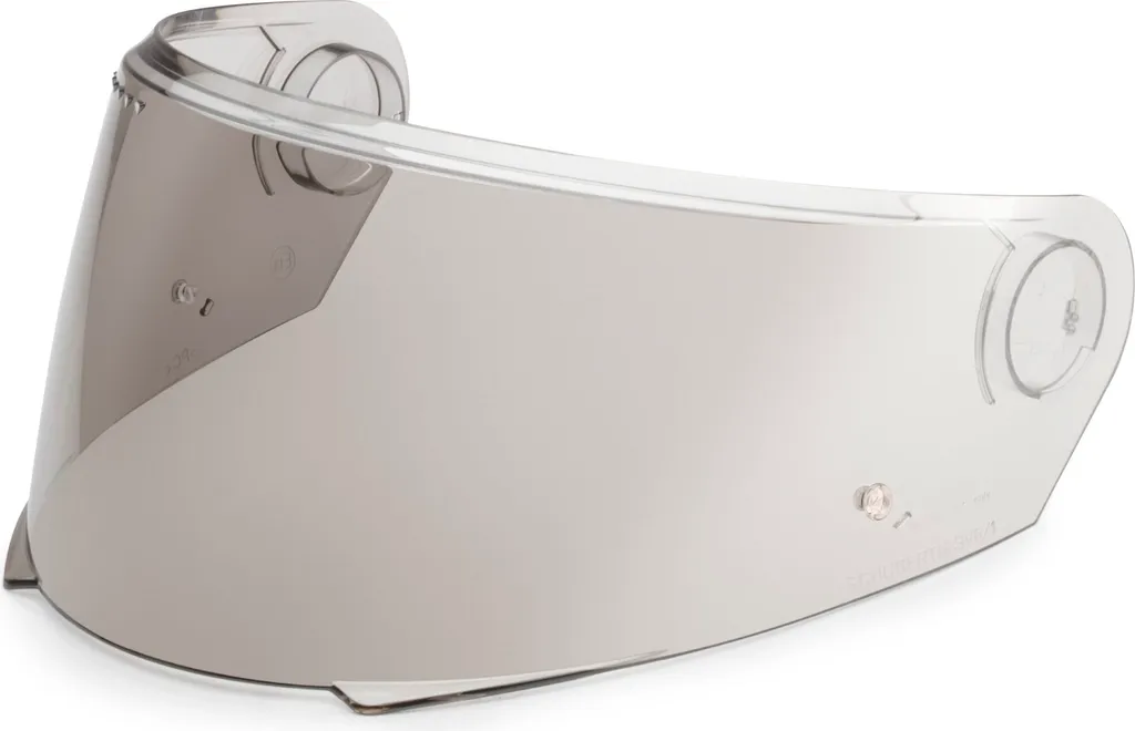 Visière de casque moto Schuberth SV6 argentée miroir de grande taille