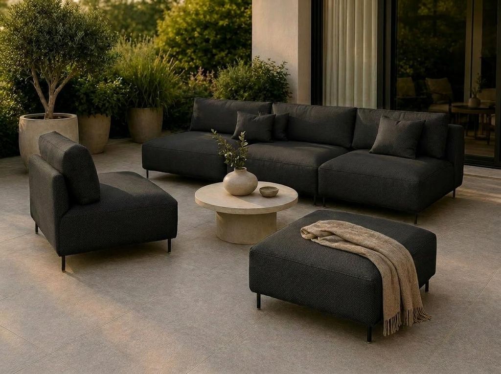 Garten Lounge Set SUN – Outdoor Möbel Set mit Sofa, Sessel Produktbild 