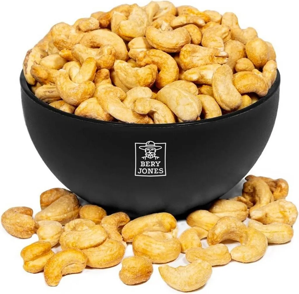 Bery Jones Noix de cajou fumées 1kg - Snack apéritif croquant Premium