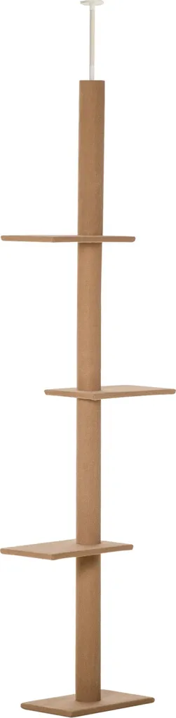 Arbre à Chat Gain de Place pour Appartement Hauteur Plafond Réglable