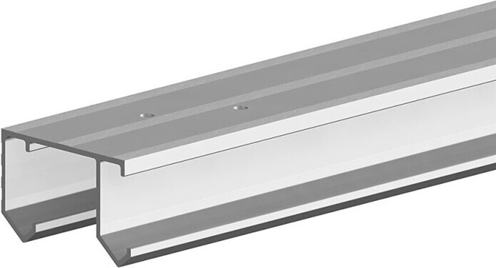 Aluminium-Doppellaufschiene 180 cm zur Ergänzung von Produktbild 