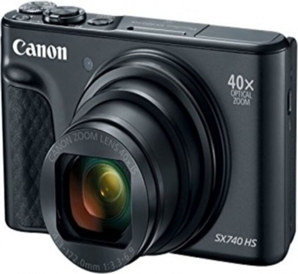 Canon PowerShot SX740 HS - Schwarz, 20,3 MP, 5184 x 3888 Produktbild 