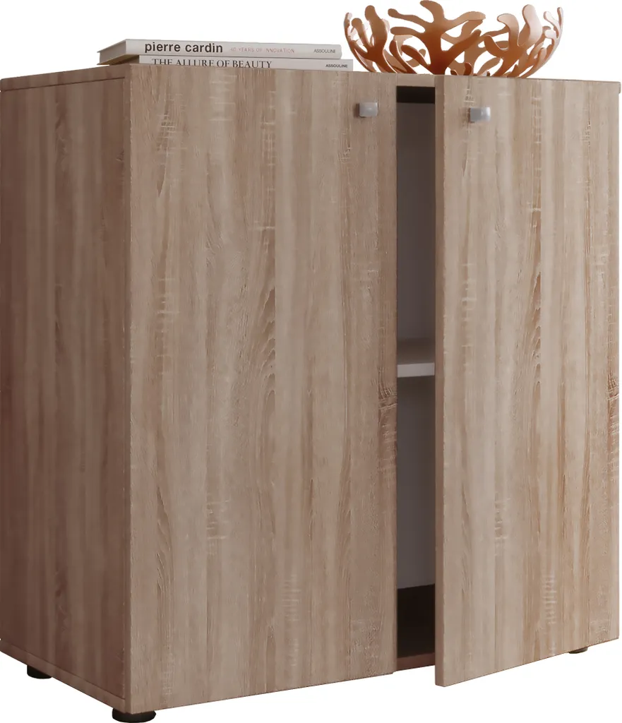Cassettiera Vandol Sonoma Quercia 75x70x36cm - Credenza Salvaspazio