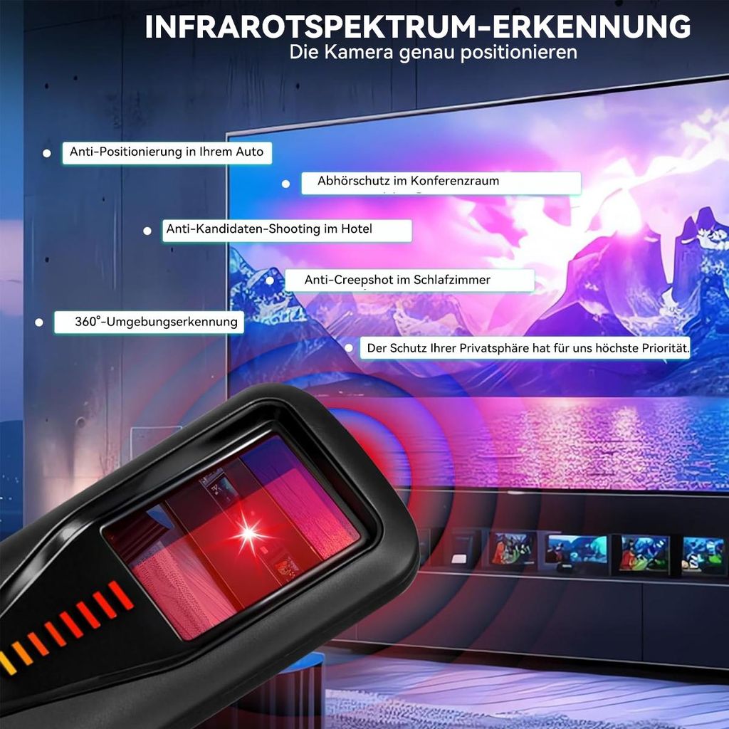 GPS-TRACKER WANZEN DETEKTOR RF Versteckte Kamera Finder Wanzenfinder GPS-TRACKER WANZEN DETEKTOR RF Versteckte Kamera Finder Wanzenfinder