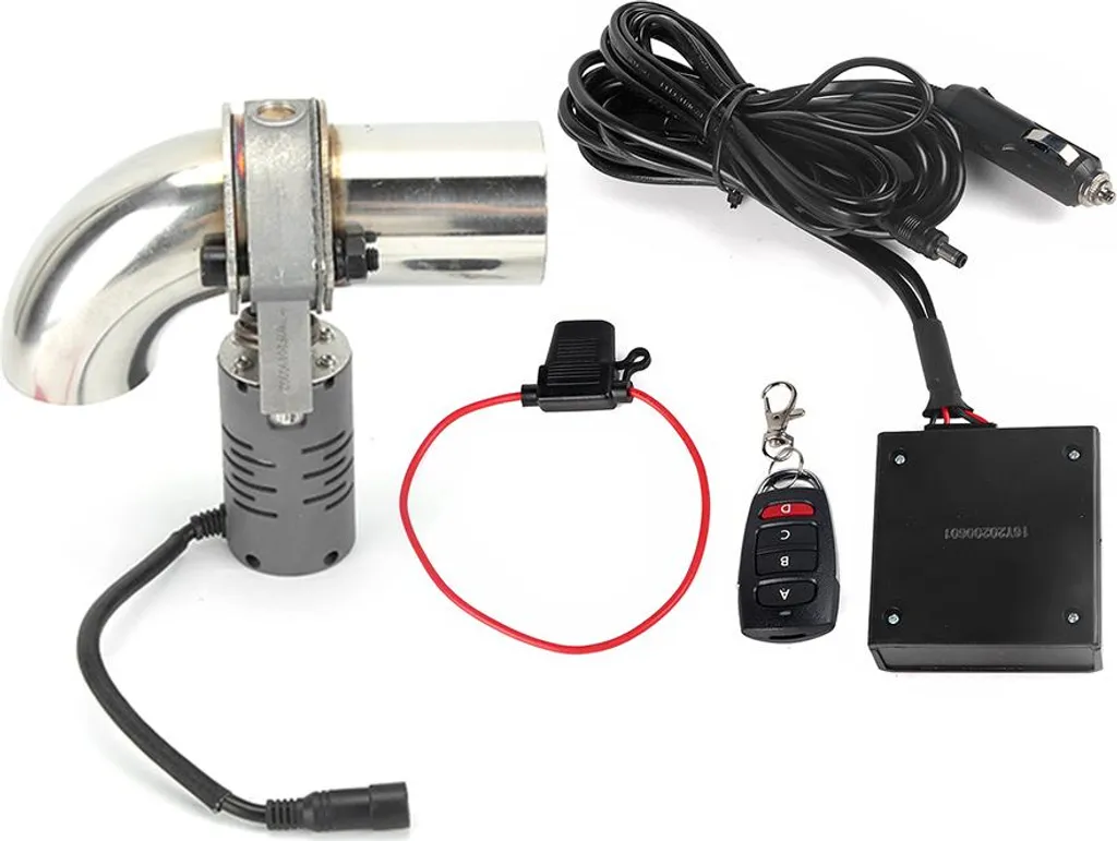 Silencieux Échappement Électrique Inox 2.5" avec Télécommande - Cutout