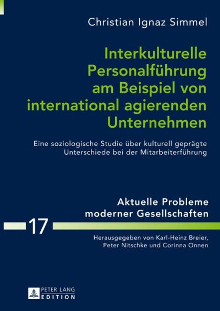 Interkulturelle Personalführung am Beispiel von international agierenden Unternehmen