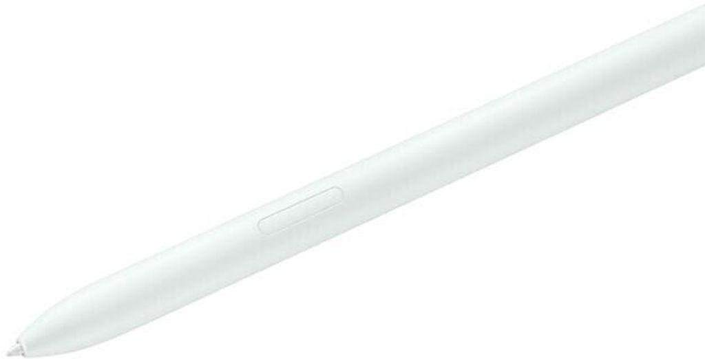 A white stylus pen is shown diagonally against a white background.