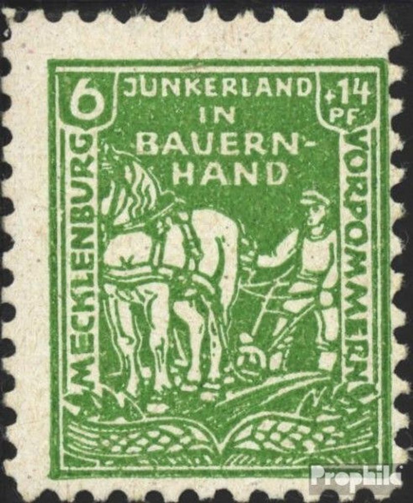 Briefmarken Sowjetische Zone (All.Bes.) 1945 Mi 23b postfrisch Bodenreform
