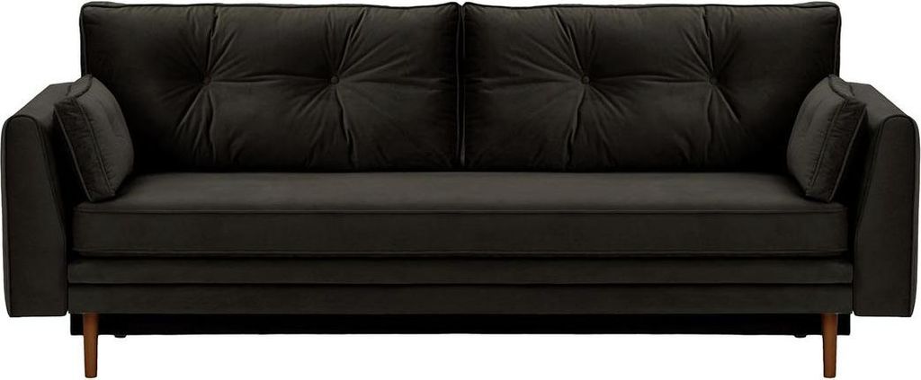 Schlafsofa mit Bettkasten Magnus-Velluto 20-dark oak