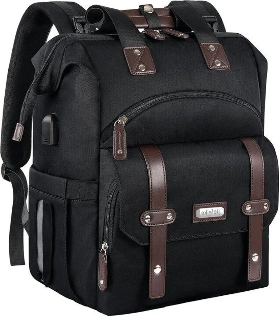 Grand Sac Organisateur de Poussette avec Prise USB et Poches Isothermes