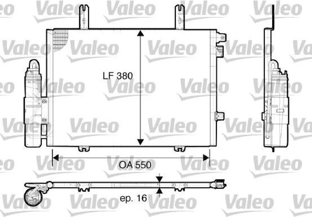 Réparer clim Kangoo avec le condensateur Valeo 817662 réf OE 7700301253