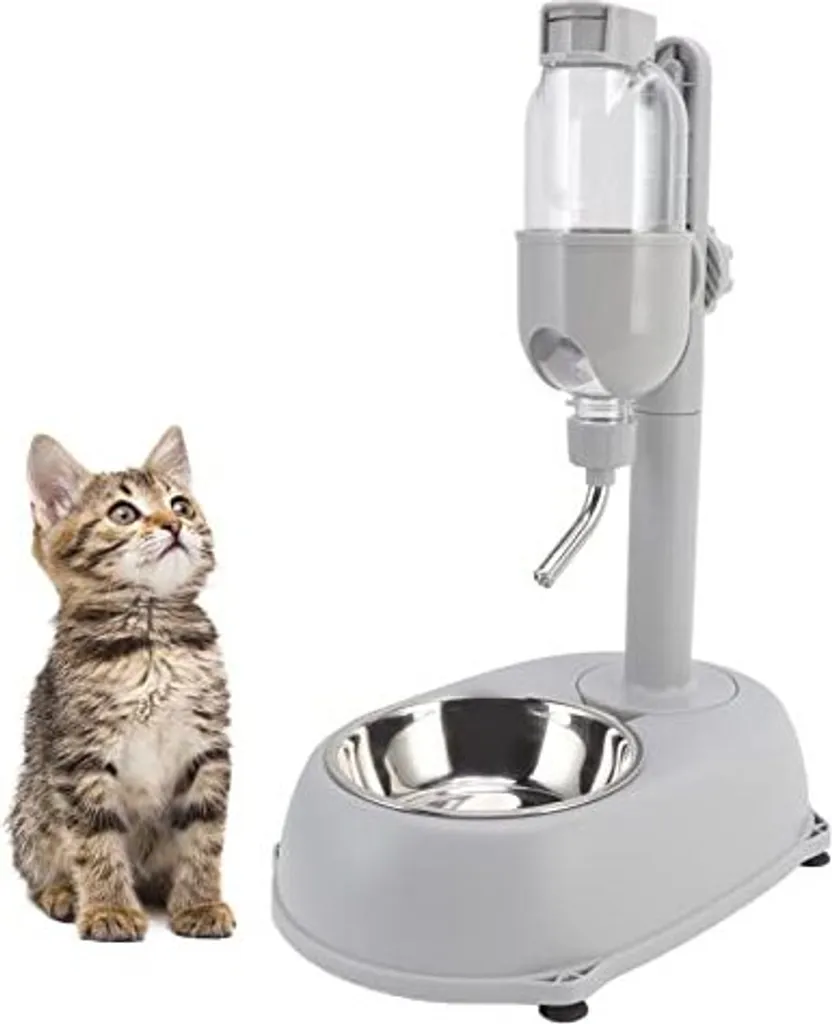 Goshyda Dispenser Acqua Automatico 500ml Cani Gatti Regolabile