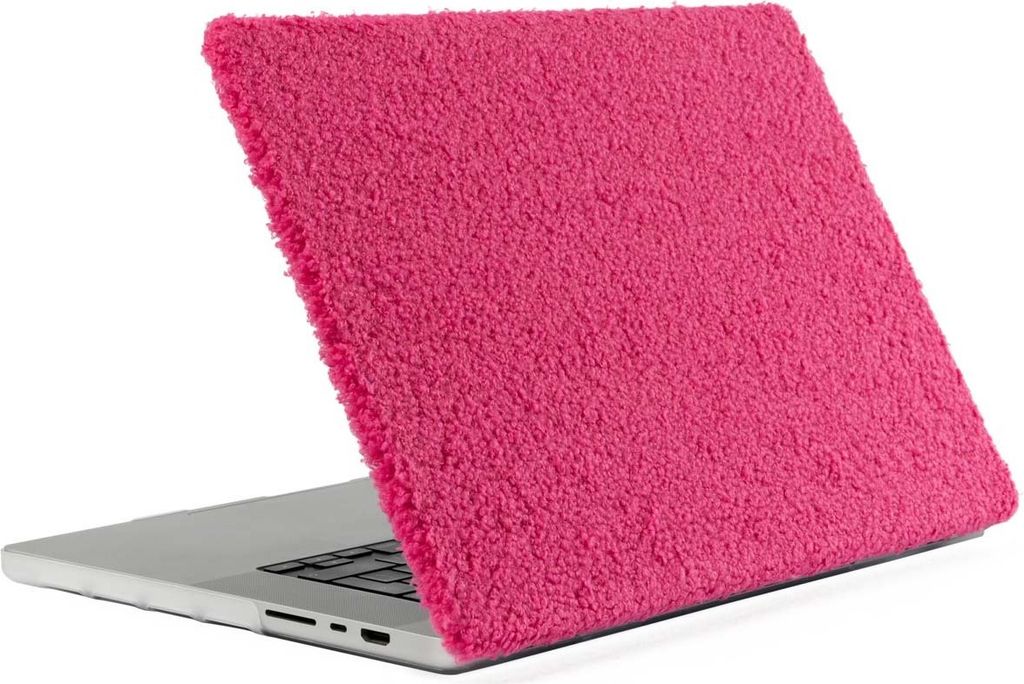 imoshion Teddy Hard Cover für das MacBook Pro 14 Zoll (2021 / 2023 M3 chip / 2024 M4 chip / 2025 M5 chip) - Hot Pink