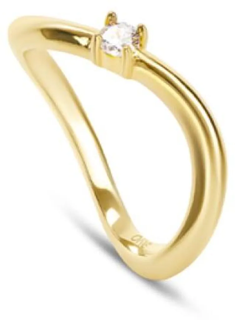 Bague Ao Ojifr02G-8 : Alliance Élégante en Argent et Finition Luxe
