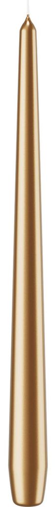 Spitzkerzen Gold 300 x Ø 25 mm, 6 Stück Produktbild 