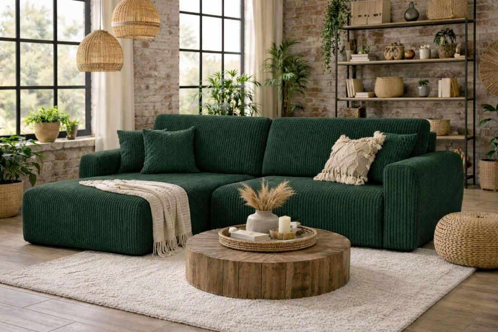Kaiser Möbel Ecksofa mit Schlaffunktion und Bettkasten, Produktbild 