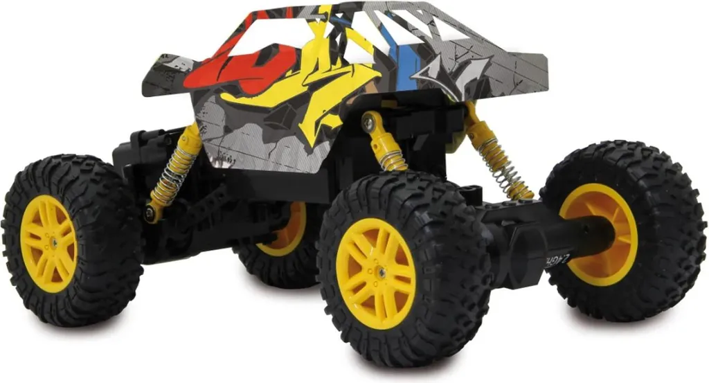 Crawler 4x4 Hillriser Jamara 410053 jaune avec suspensions articulées