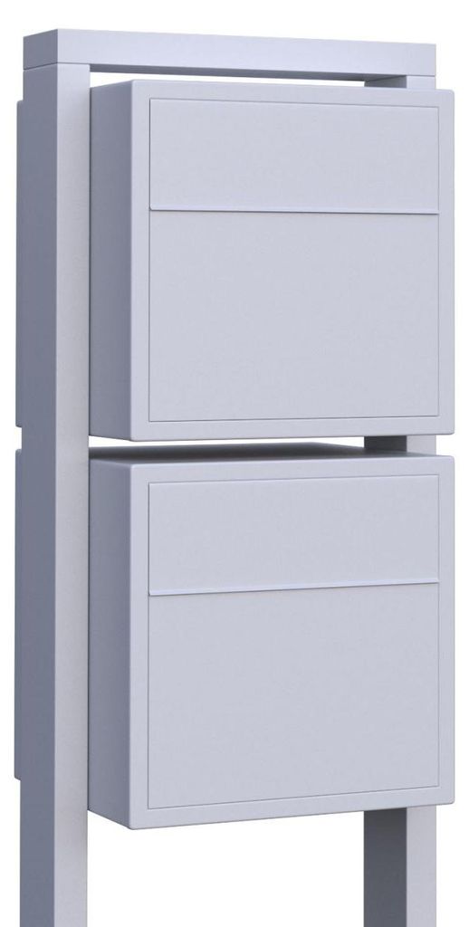 Briefkastenanlage Soprano for Two in Weiß Produktbild 