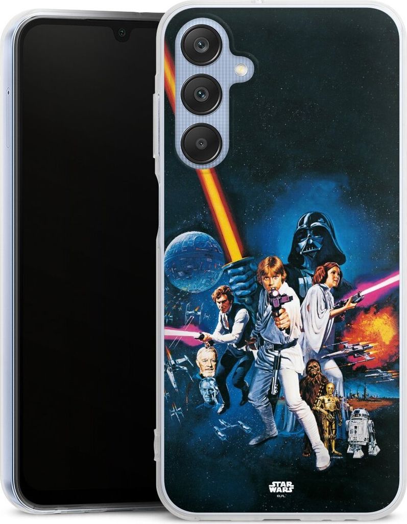 DeinDesign Handyhülle für Samsung Galaxy A25 5G Silikon Hülle Case Smartphone Schutzhülle Episode IV Fanartikel Star Wars