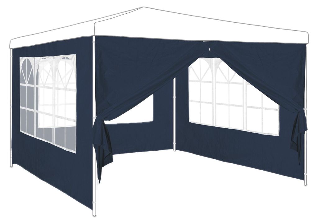 Set di 4 pannelli laterali 2x3m per padiglione Relaxdays Immagine del prodotto 