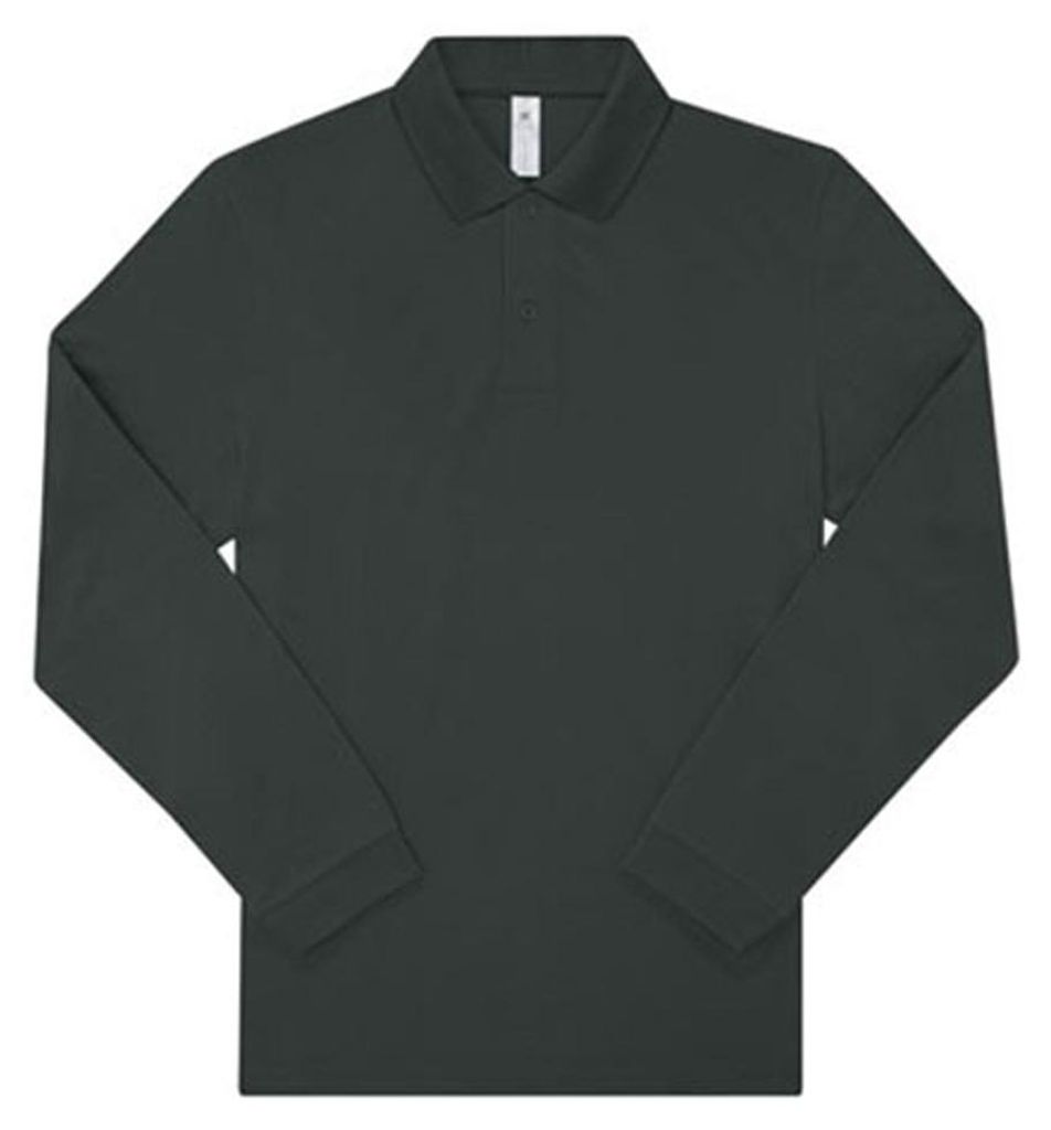 B&C - "My Polo 180" Poloshirt für Herren/Damen Unisex Langärmlig LT2761 (XL) (Dunkler Wald)
