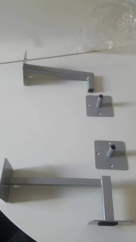 Drehbare Säule 198cm mit Regalen und Spiegel Produktbild 6