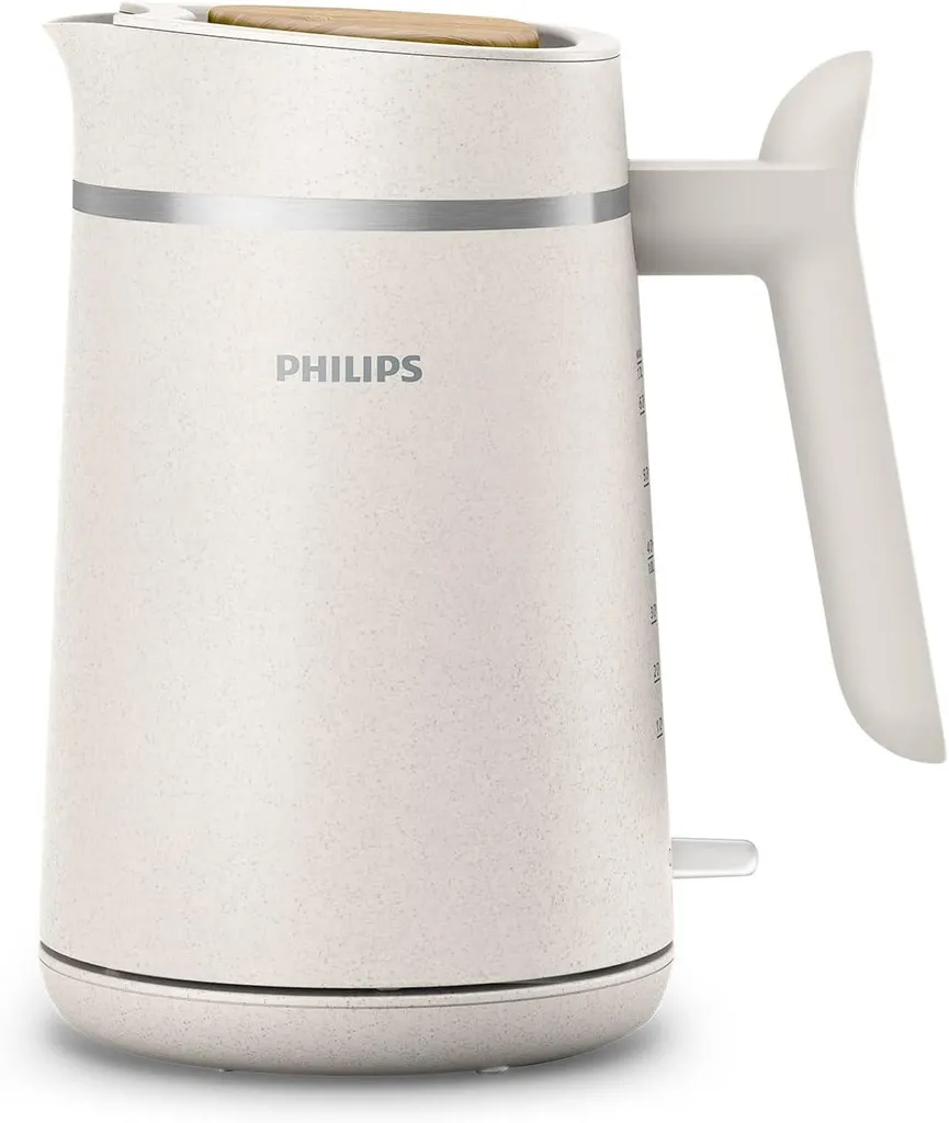Philips HD9365/10 Eco Conscious Edition: Bollitore Sostenibile Bianco Seta