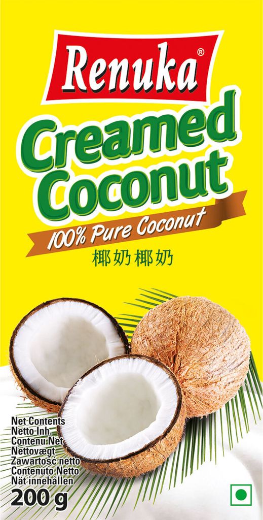 Crème de noix de coco Renuka Block goût frais et légèrement Image du produit 