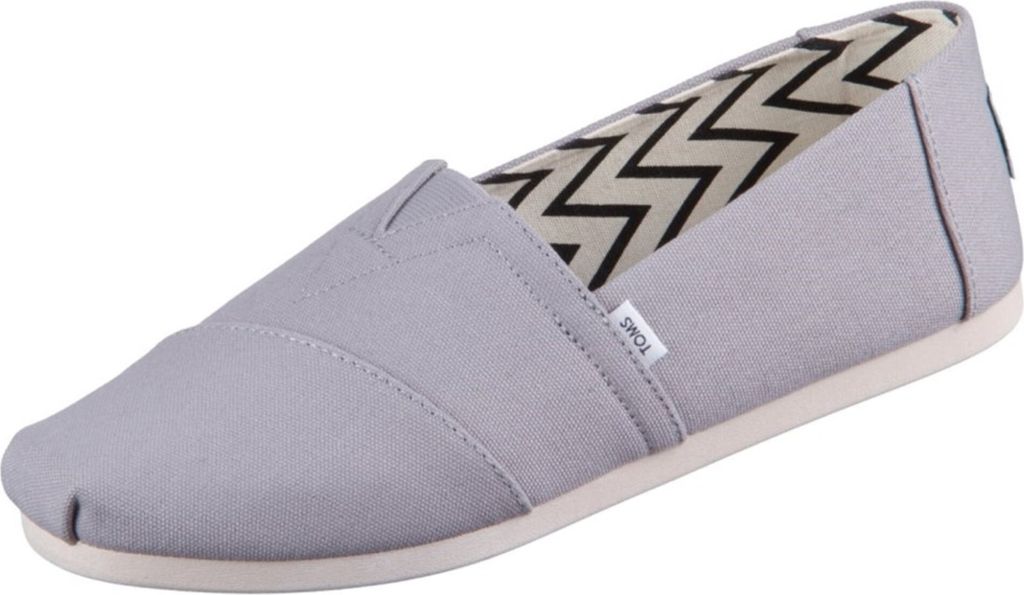 Toms Alpargata Eco Fiber aus recycelter Baumwolle Herren Leinwand Espadrilles in Grau – 9 UK - 43 EU - 10 US / Grey
