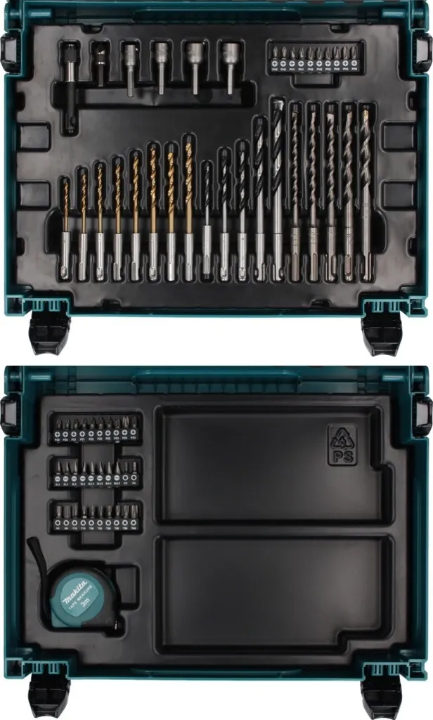 Coffret de 65 forets et embouts SDS-Plus Makita Makpac B-44884 - 11