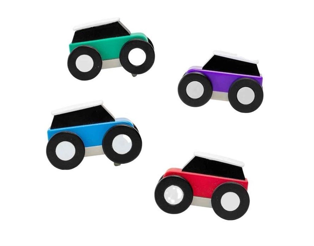 Qbi Ergänzungs-Set-Classic Toy Cars - 4er Set