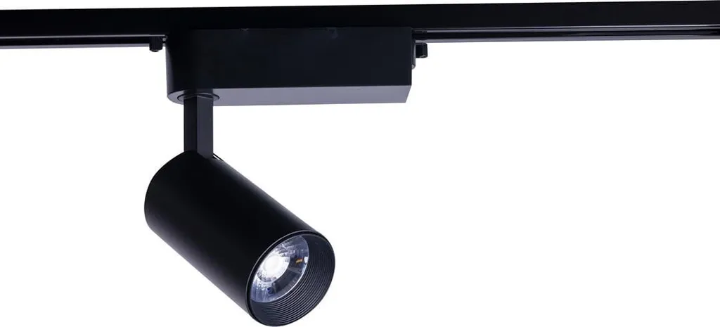 Spot LED sur Rail PROFILE IRIS Noir 12W 4000K Nowodvorski pour Salon