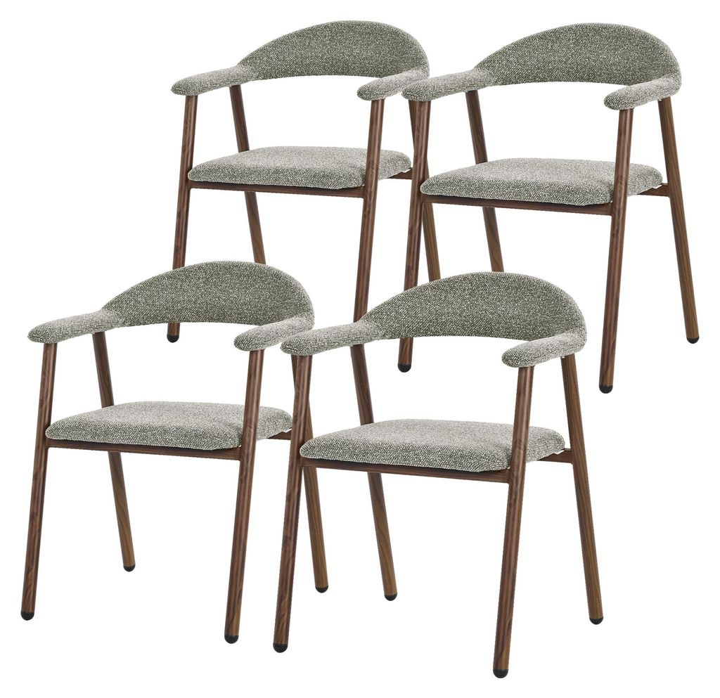 ML-Design Esszimmerstühle 4er Set mit Armlehne Küchenstühle Produktbild 