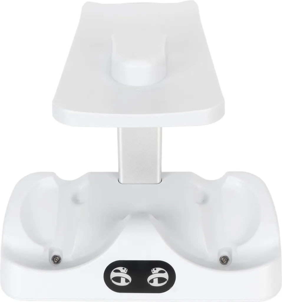 Support de charge PSVR 2 blanc : Station double manettes et casque VR