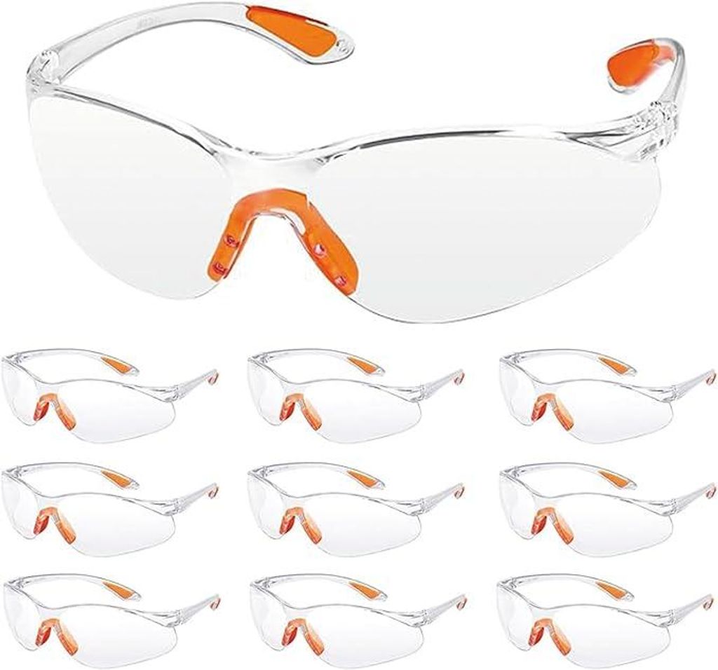 12er-Set Universal-Schutzbrille für Schweißen & Labor Produktbild 