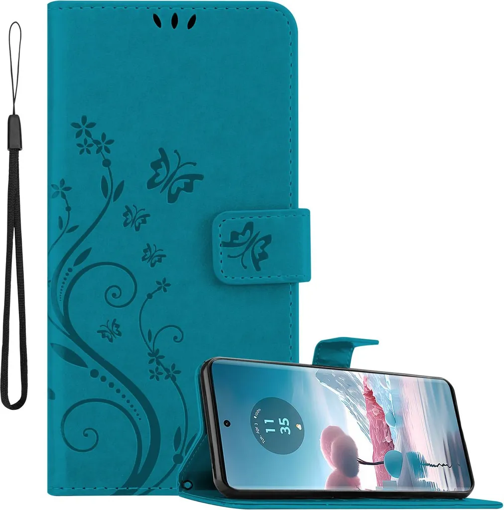 Motorola Edge 40 Neo Cover Cadorabo Blu Floreale: La mia Opinione