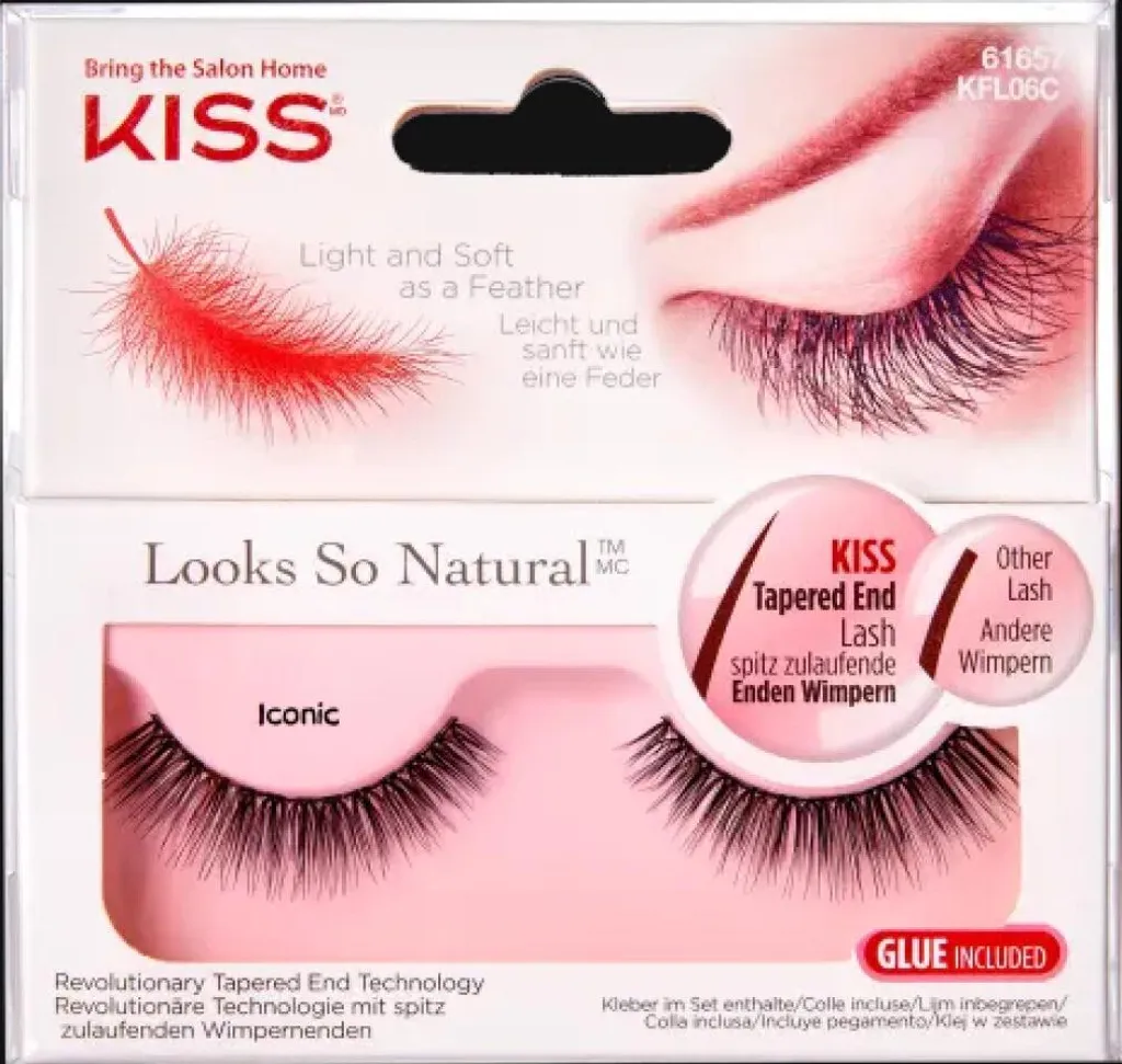 Faux cils pour maquillage naturel Kiss My Face - 1 paire Looks Natural
