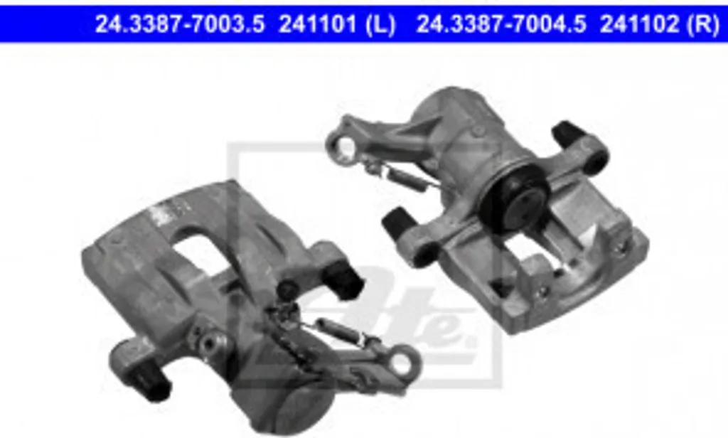 Étrier de frein en fonte ATE 24.3387-7003.5 anti-corrosion