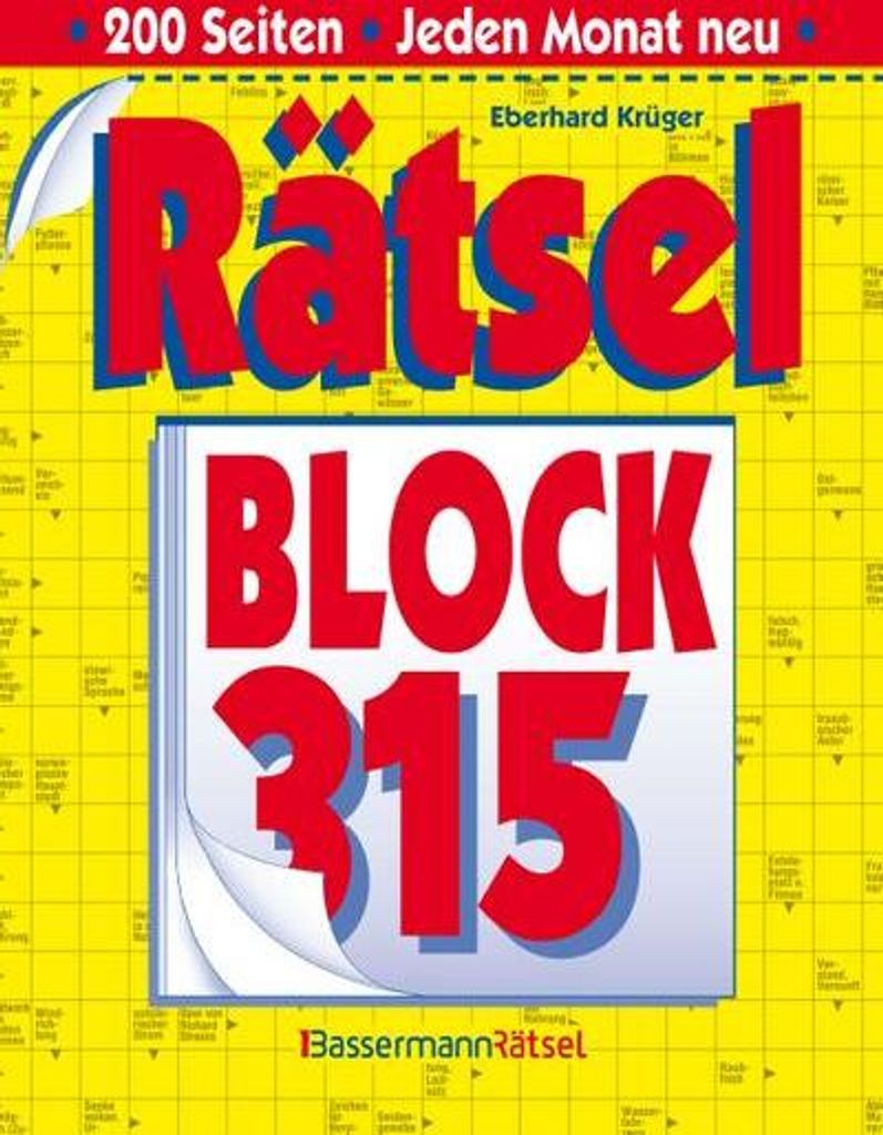 Krüger, E: Rätselblock 315 (5 Exemplare à 2,99 EUR)