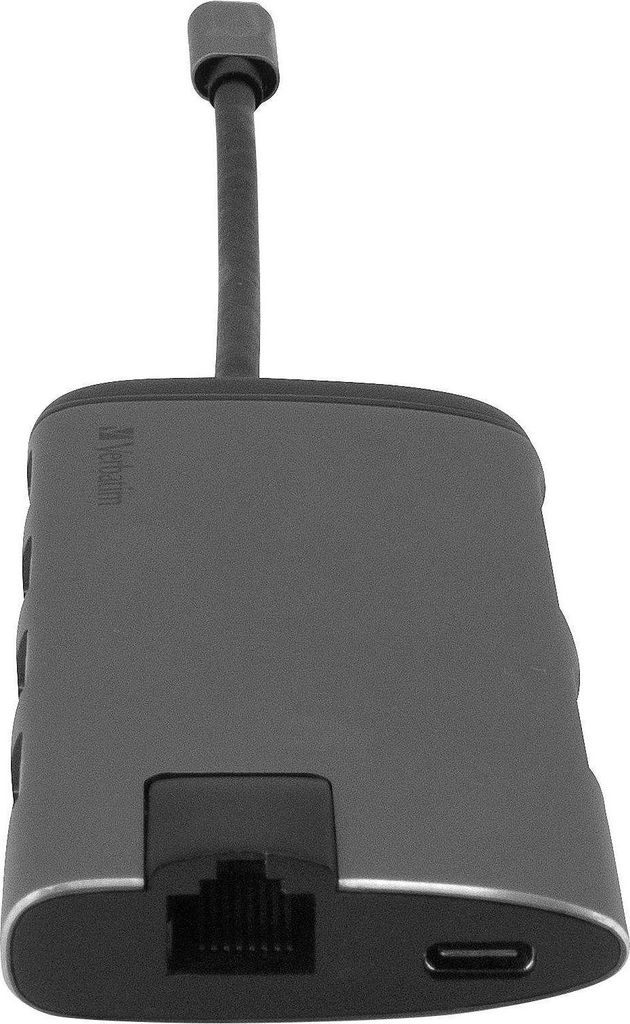 USB-C Verbatim Adapter USB 3.1 GEN 1/ USB 3.0 x 3 HDMI RJ45