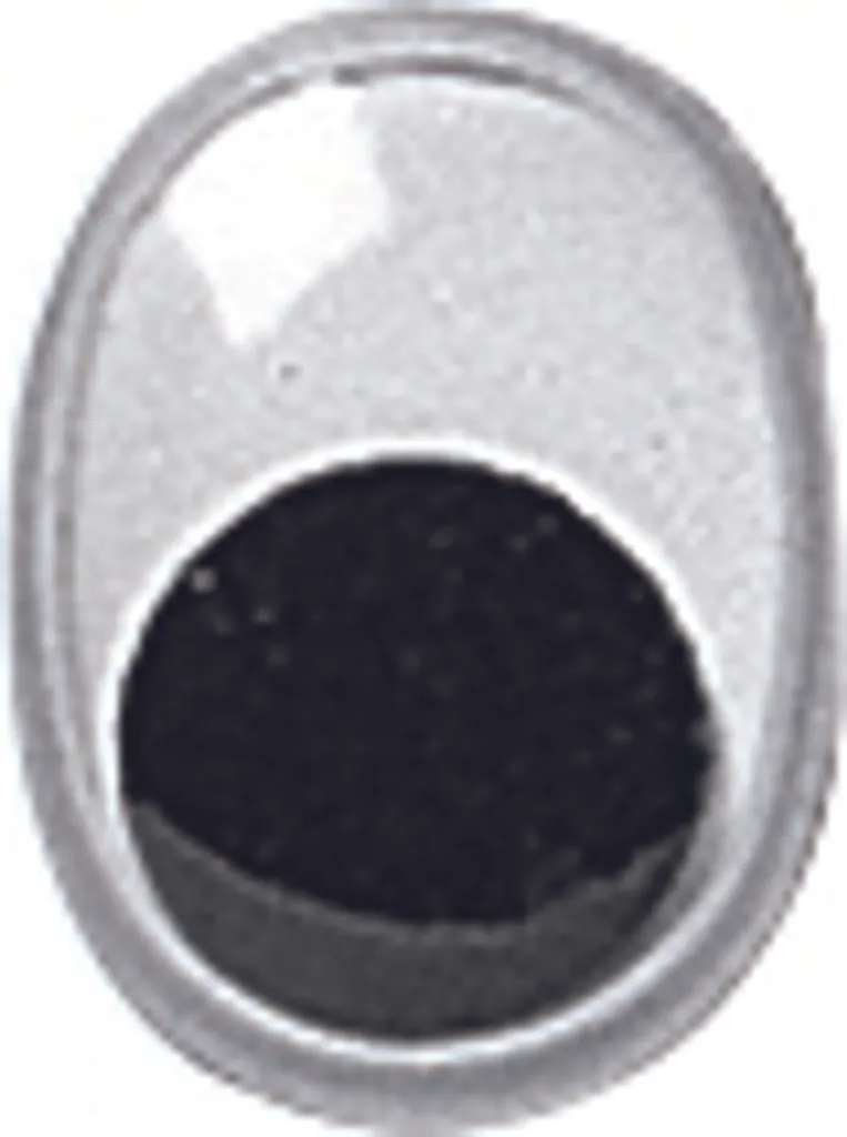 Yeux Oscillants Ovales 9x7mm Knorr Prandell avec Pupilles Noires Mobiles