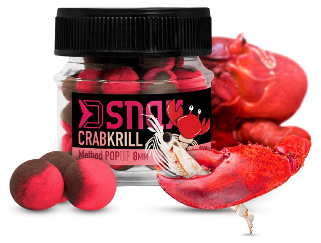 Delphin Pop Up Nástraha D Snax Pop Krab Krill 20 g 12mm Obrázek produktu 