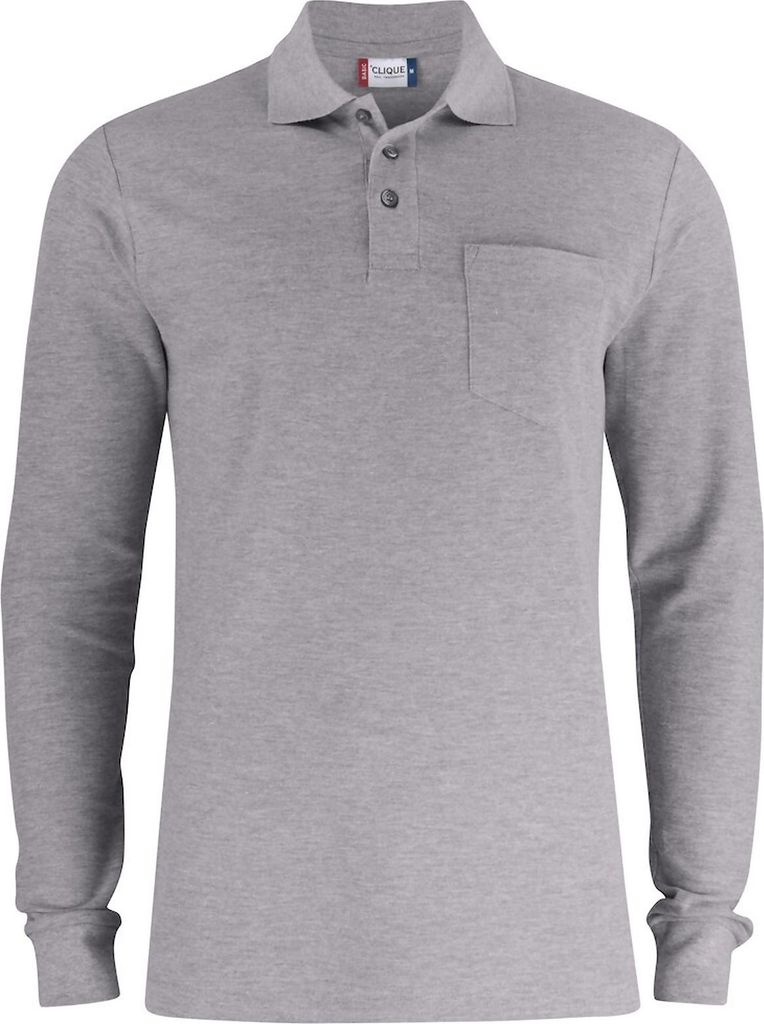Clique Basic Polo Pocket L/S